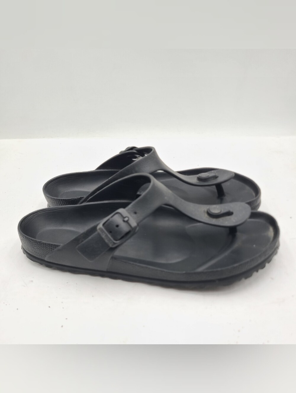 B52 Birkenstock Sandals Gizeh Eva Gray Rubber Thongs Size 40 sandals